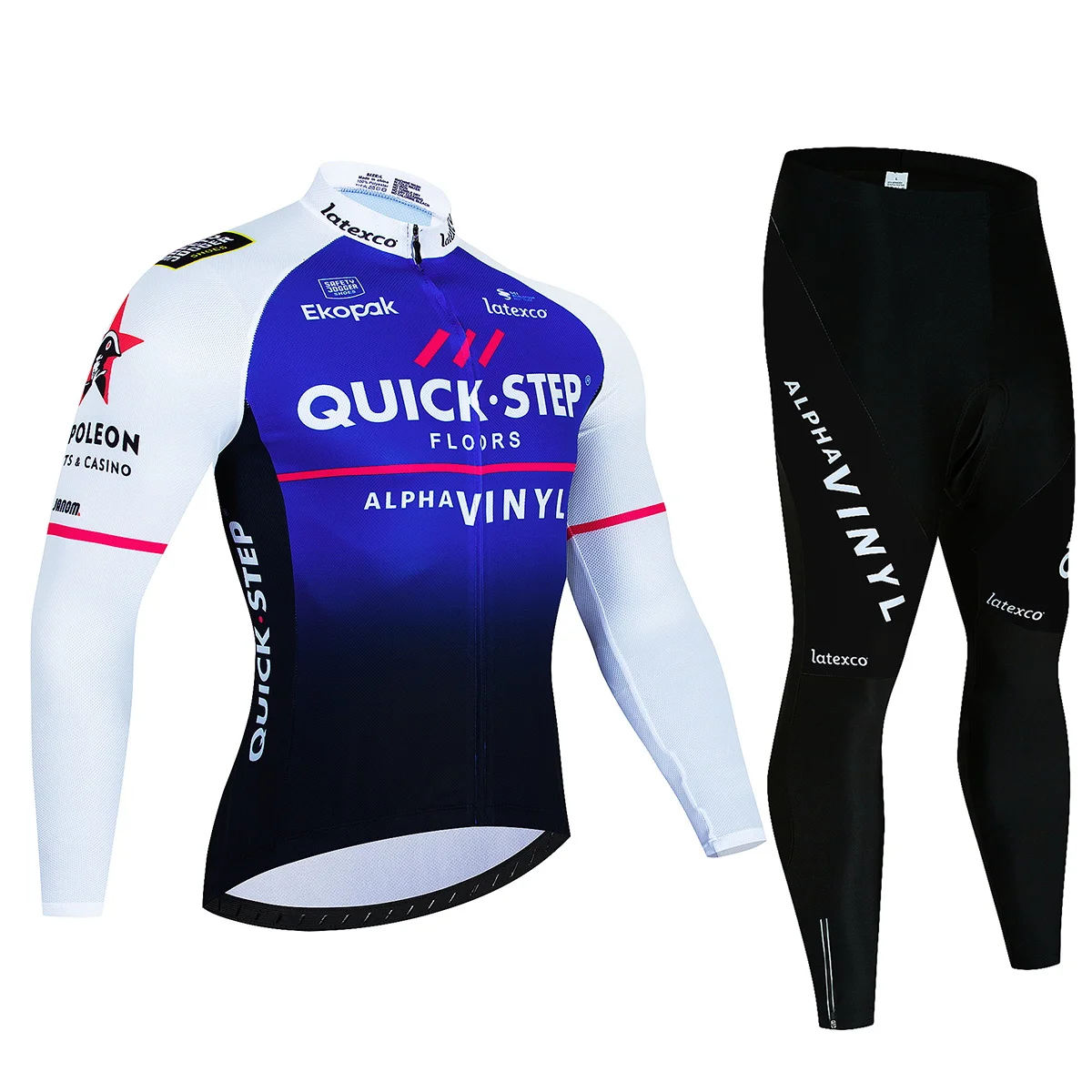 Winter QUICK STEP Fietsshirts Set MTB Fietskleding Maillot Ropa Ciclismo Invierno Fiets Thermische Fleece Fietskleding