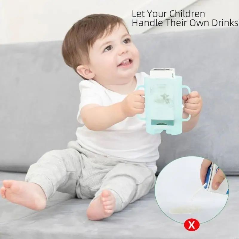 

P31C Squeeze Proof Holder Squeeze Holder для питья коробки для детского питания держатель мешочка с легкими ручками