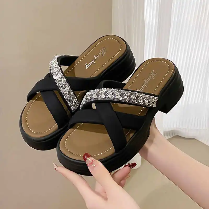 

Летняя женская обувь на плоской подошве с ремешком на спине, домашние сандалии 37, кроссовки, спортивные кроссовки для студенческих развлечений, высококачественные Tenid Zapato