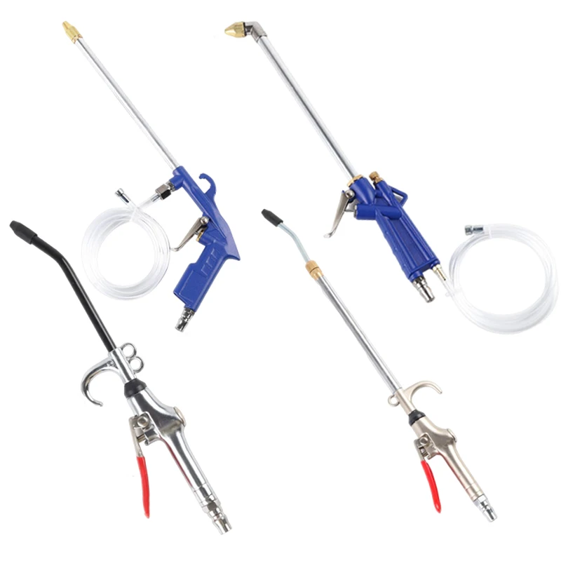 Dupla Finalidade Automotivo Motor Óleo Passagem Pistola de Limpeza com Mangueira Limpeza Desengordurante Spray Tool Sifão Spray Gun Kit