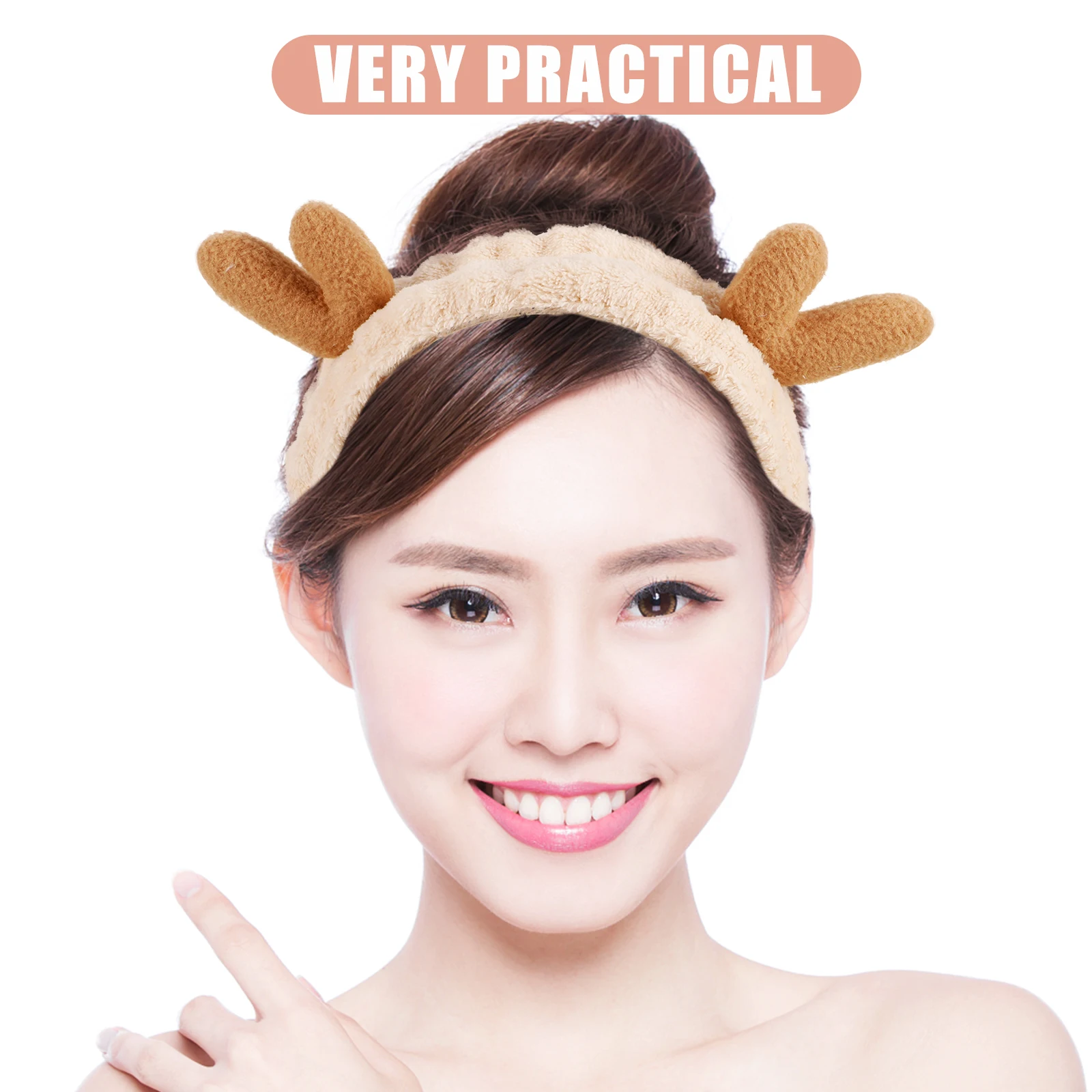 

2pcs Elastic Hairband For Women Spa Headwrap Face Washing Makeup Headcover Skid-Proof Headband Headdress Yoga Running