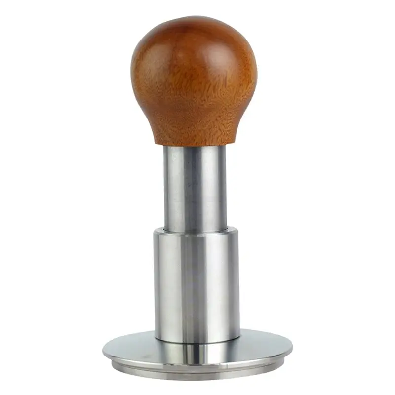 

ABAH-Wooden Coffee Tamper 58.5Mm The Force Constant Pressure Impact Barista Coffee Tamper With Calibrated Spring Load Loadedbari