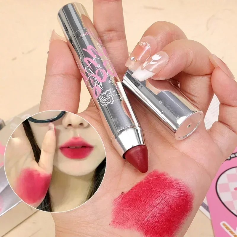 Waterproof Mirror Solid Lipliner Pencil Sexy Nude Brown Red Contour Tint Lipstick Lasting Non-stick Cup Lip Liner Lips Makeup