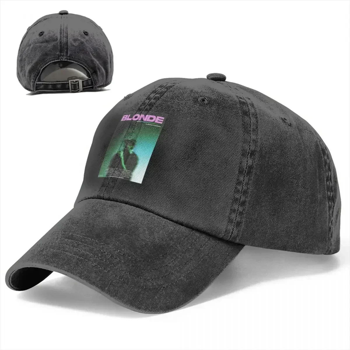 New Frank Blonde Movie Poster Baseball Cap Vintage Distressed Denim Washed Music Rapper Singer Snapback Cap Workouts Caps Hat