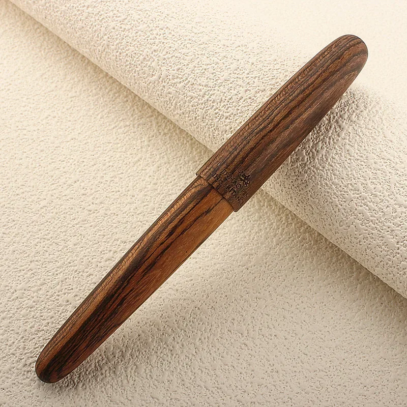 Imagem -03 - Jinhao Madeira Fountain Pen Clássico Dourado m Nib Ebony Walnut Rosewood Escola Estudante Material de Escritório Papelaria Presente 9056