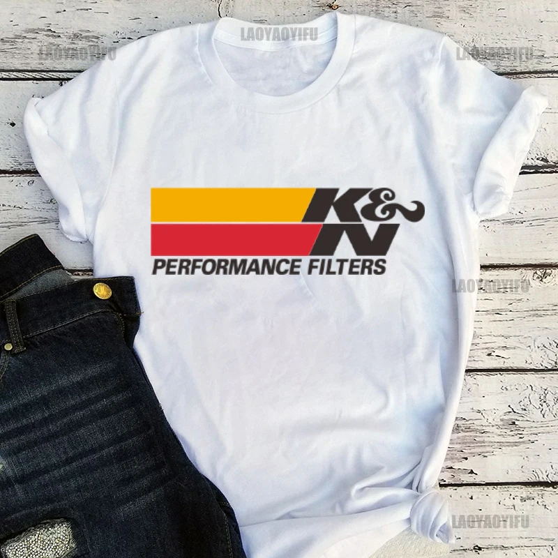 New K&N High Performance Air & Oil Filters Air Intakes T-Shirt Funny Tee Shirt Male Vintage Tee-shirt Men Cotton Cool Harajuku