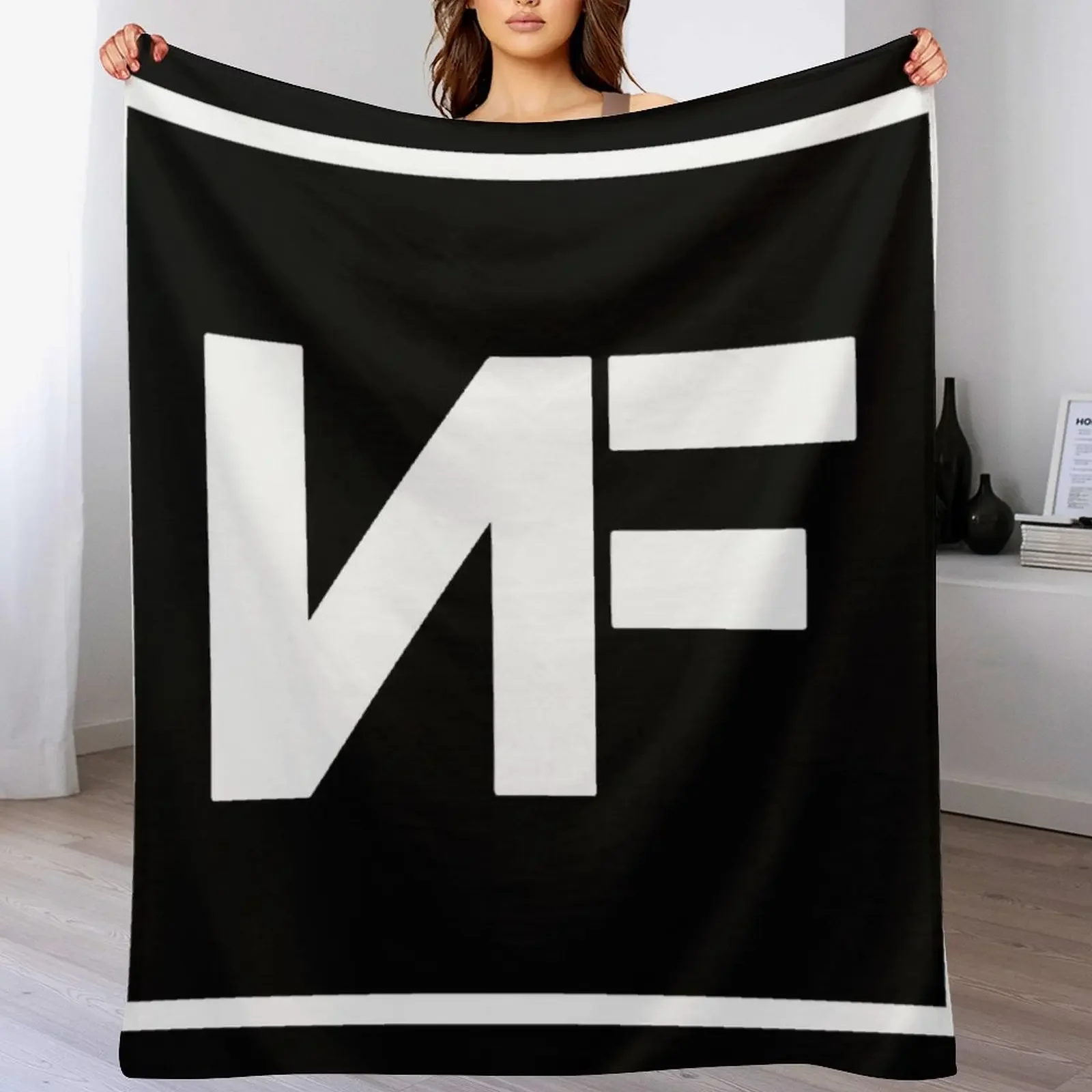 NF Merch NF Logo Throw Blanket Stylish Decor Blanket Gift for Friends Roommate