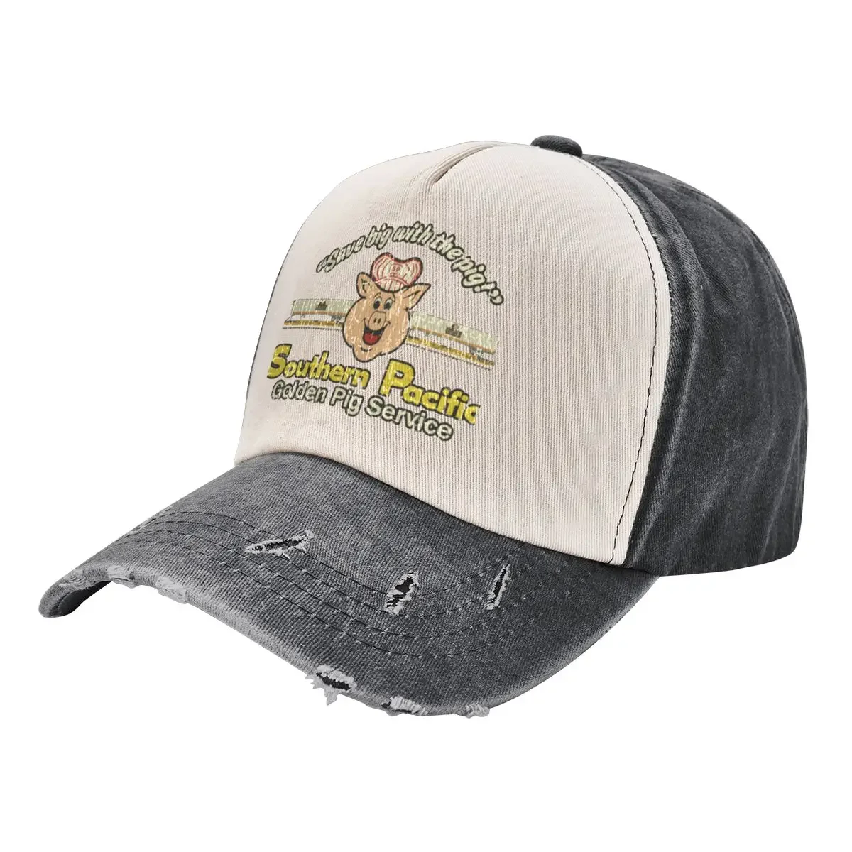 Southern Pacific Golden Pig Service 1980 Baseball Cap Trucker Hat Mountaineering New In Hat Woman Hats Men's