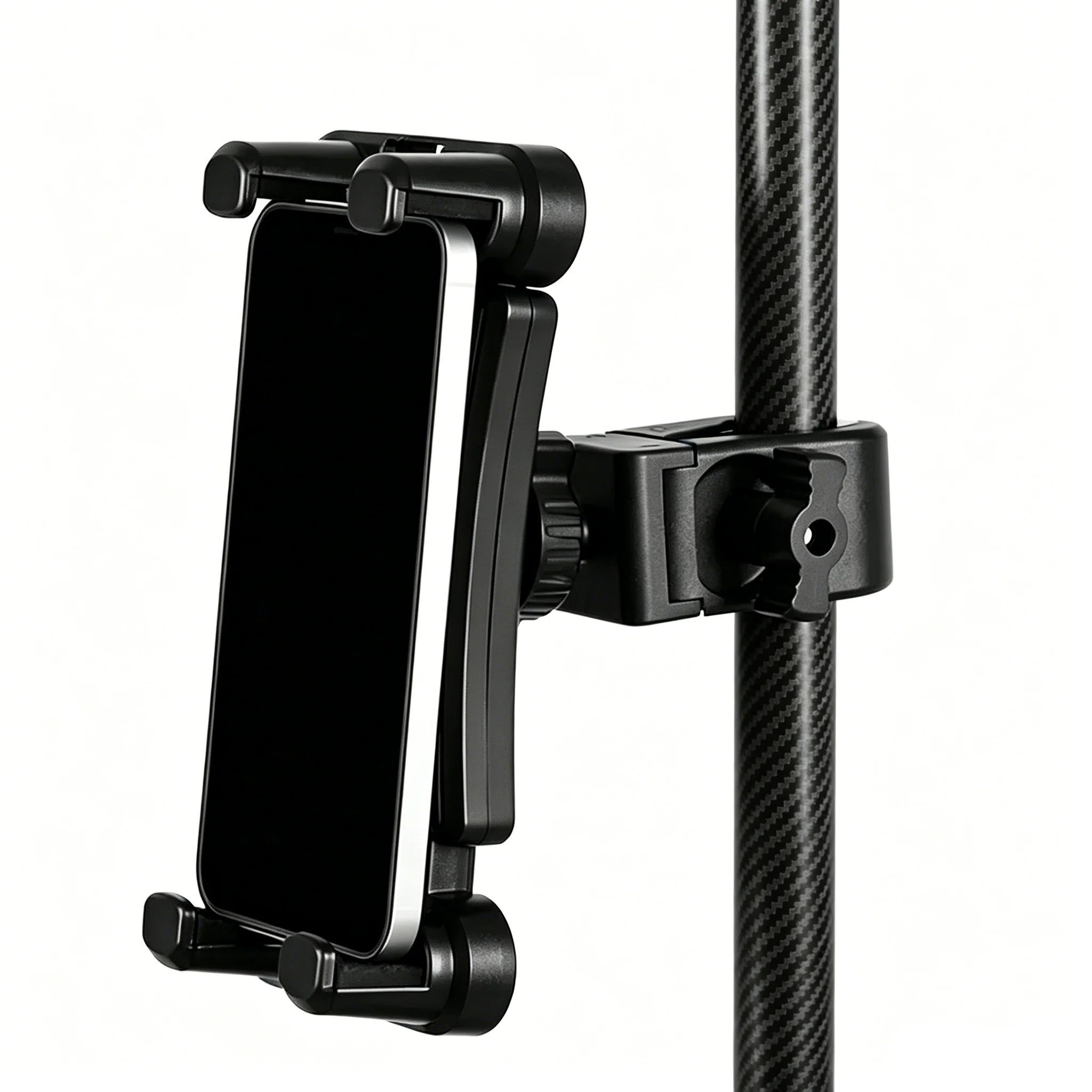 Survey Pole clamp With Universal Phone Holder Tablet Notebook Handbook Flat Bracket Cradle Data Collector For GPS Total Station