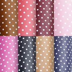20*33cm Solid Color Faux Leather Sheets Dots Synthetic Leather For Bow DIY Hair Bow Bag Shoes Crafts,1Yc5712