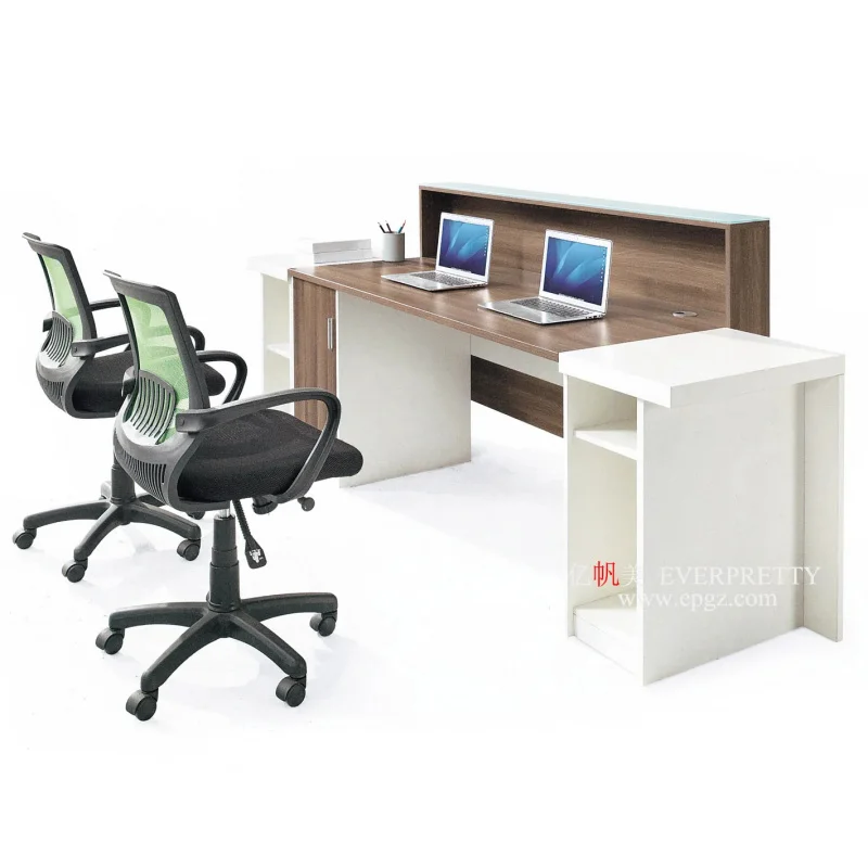 custom.Modern New Design Wooden School Library Office Front Reception Counter Table