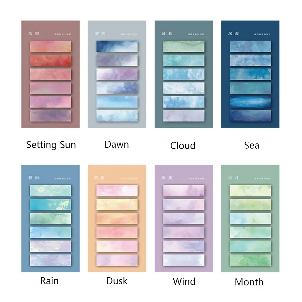 120 Sheets ​Cute ​Kawaii Stationery Posted It Sticky ​Notes ​Paper Sticker Bookmark Index Memo Pad