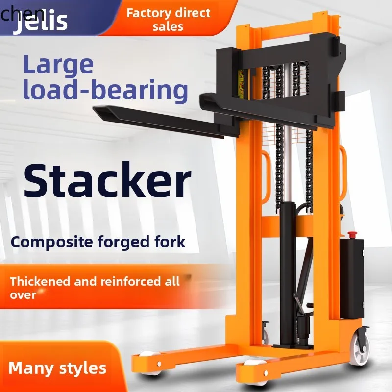 YFY  Forklift Manual Hydraulic Cart 1 Ton 2 Ton Pallet Jack Electric Forklift Lift Truck