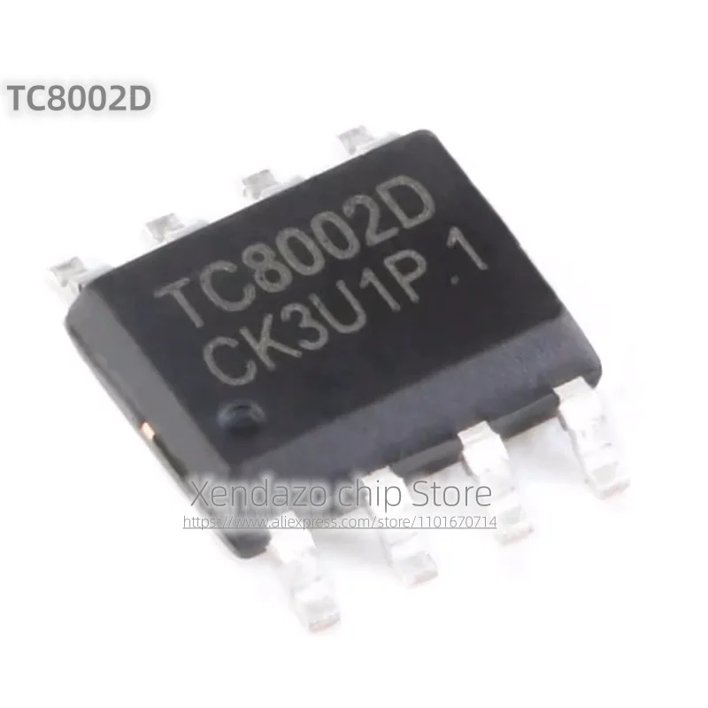 10pcs/lot TC8002D SOP-8 package Original genuine 3W Universal Audio Amplifier Chip