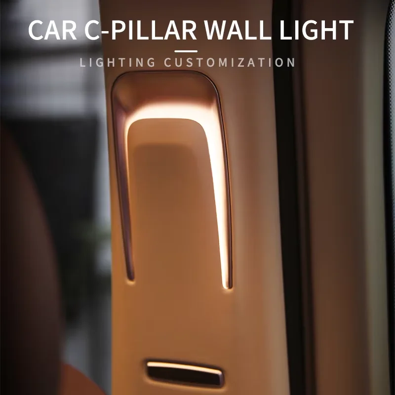 Upgrade LED Ambient Car C Pillar Side Wall Lamp For Mercedes-Benz V-CLASS VITO W447 Car Interior Accessories