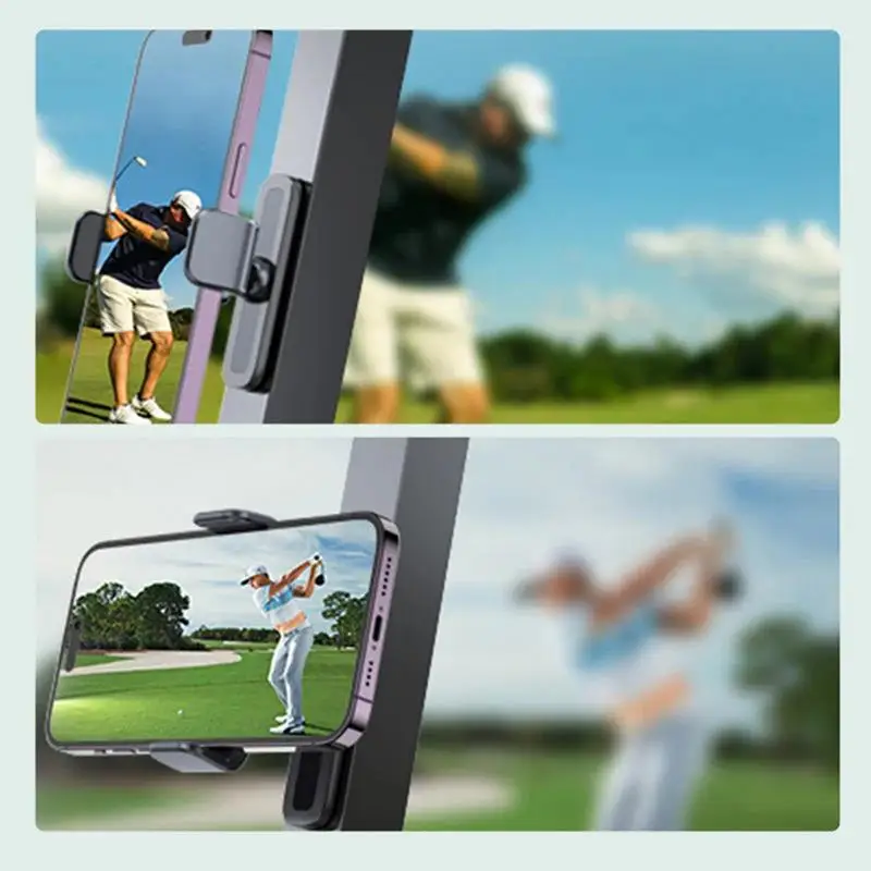 Gym Magnetic Phone Holder 360 Rotatable Telescopic Cell Phone Bracket Home Gym Accessories Workout Phone Mount For Golf Cart Gym