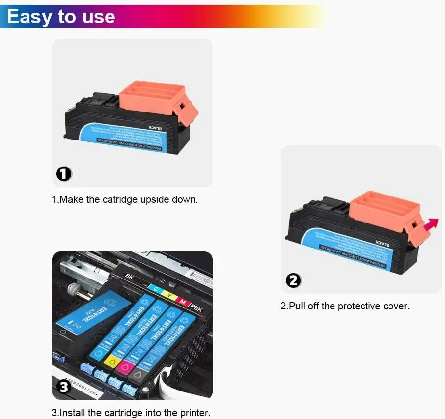 410XL 4PK Compatible Epson Ink Cartridges for Expression XP-630 XP-640 XP-830