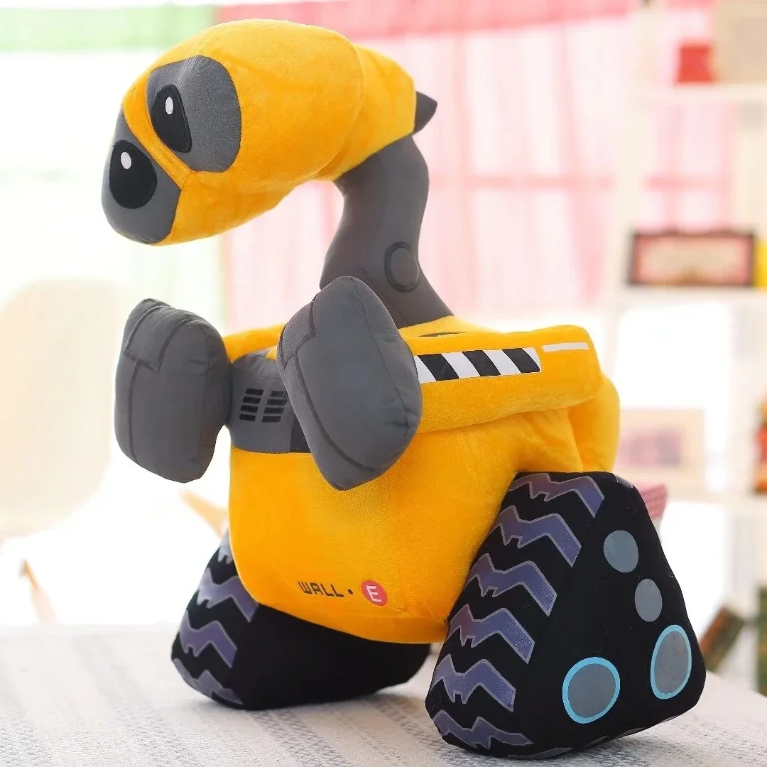 جميل WALL-E ألعاب من نسيج مخملي الكرتون حية روبوت Plushies محشوة فيلم أنيمي دمية رمي وسادة أريكة سرير ديكور المنزل هدايا عيد الميلاد #6