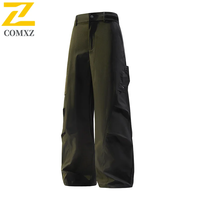 Men Multifunctional Trousers 2025 New Autumn Retro Wrinkle Resistant Mountain Style Trousers Outdoor Trekking Travel Cargo Pants