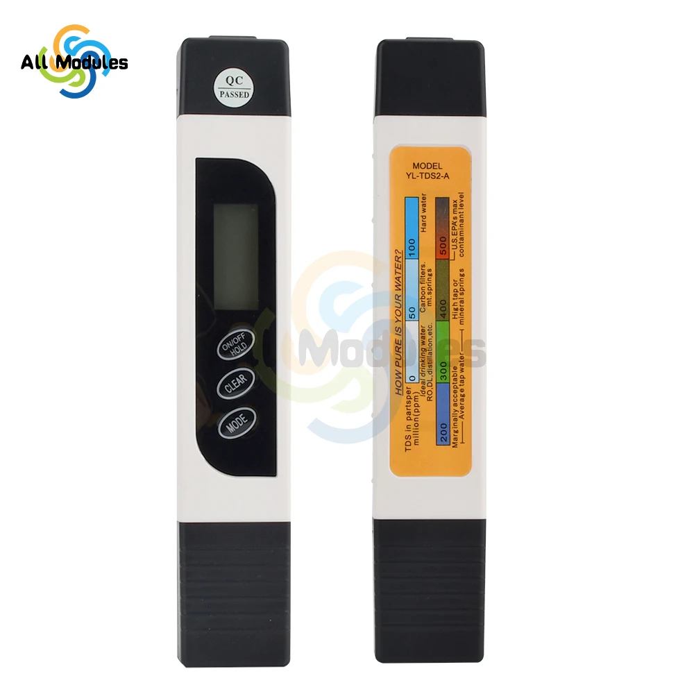 Three-in-one TDS/EC/TEMP test pen to measure water conductivity temperature high-quality titanium alloy probe detection tester