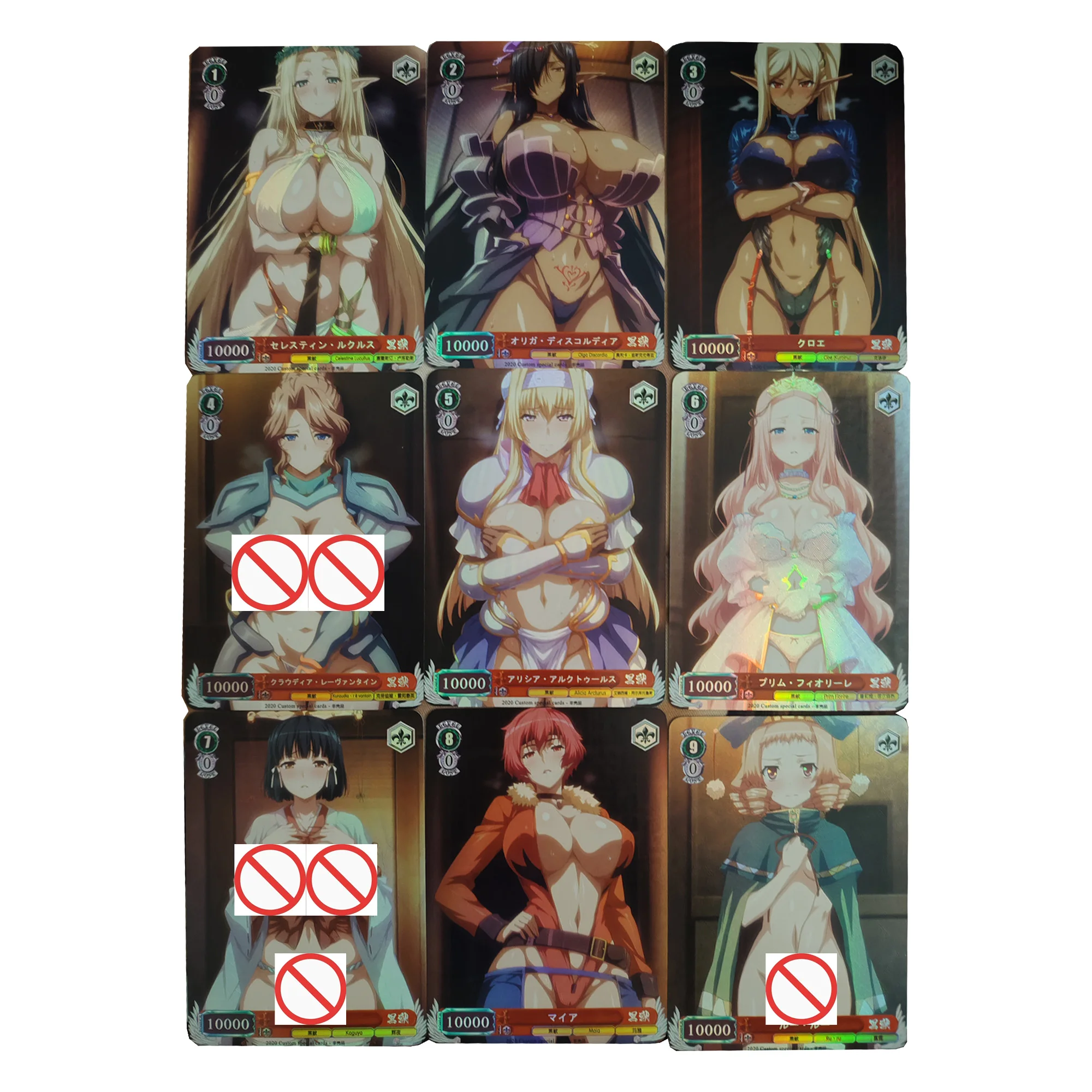 

9 шт./компл. 63X88 мм Diy Self Made Goddess Story Origa Disukorudia Ws коллекционная карта цветная вспышка аниме-карта подарочные игрушки