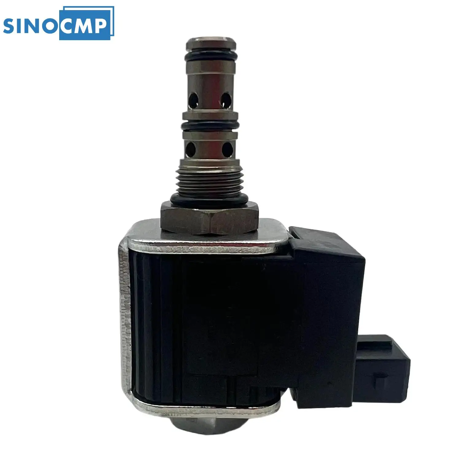 SINOCMP 1PCS New 500-2253 5002253 Solenoid Valve For CAT Engines 12V Solenoid