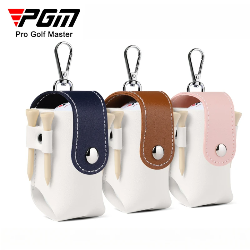 PGM Golf Waist Bag Clip Men Women Portable Ball Cover Magnetic Buckle Storage Bags QJ008