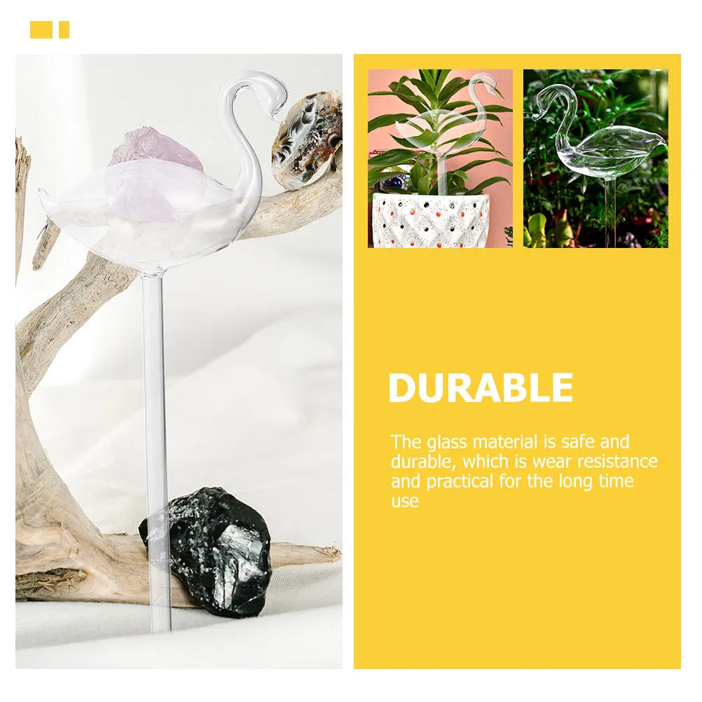 

3Pcs Glass Self-Watering Globes Cartoon Design for Plants Automatic Water Control Garden Supplies Automatic Watering Device