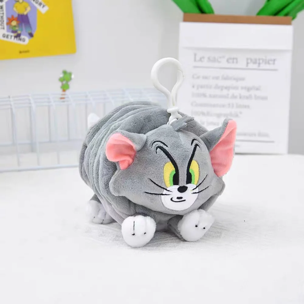 Kawaii Anime Tom En Jerry Rekbare Vibrerende Pluche Pop Cartoon Thomas Kat Transformeerbare Knuffels Rugzak Decoratie Geschenken