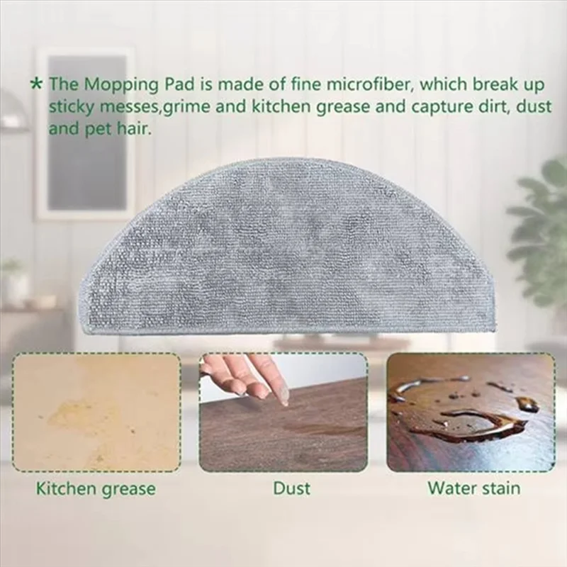 A74G-Main Side Brush Filter Replacement For ILIFE V20/Vyzzle D10/Laresar L10/Lydsto R1D Edge/Roidmi Eve Rook S