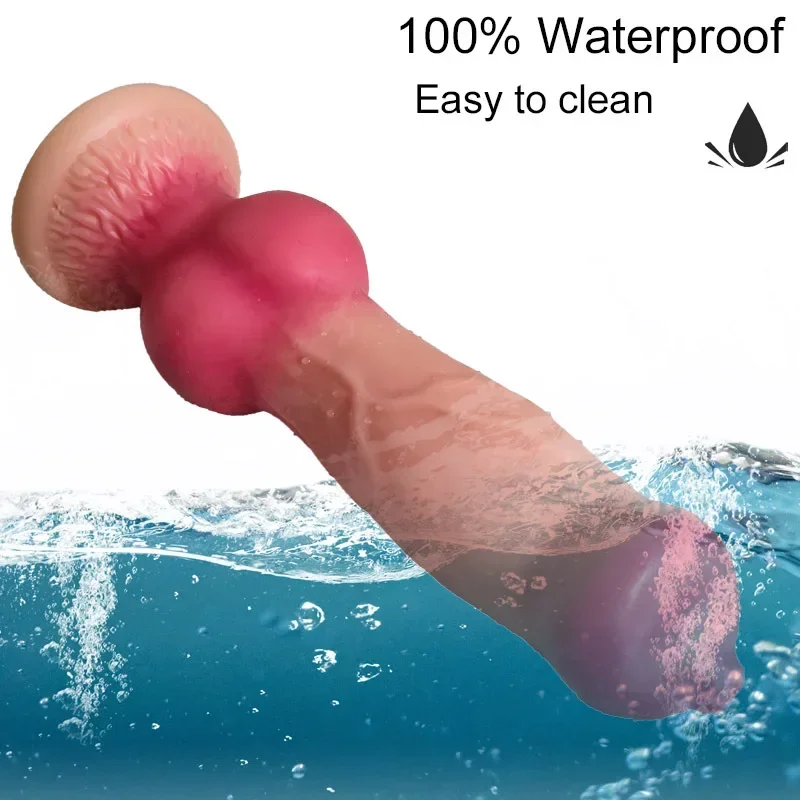 Realistic Huge Dog Dildo Anal Plug With Suction Cup Silicone Big Butt Plug Prostate Massager Adult Sex Toys for Men Women