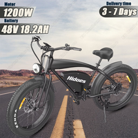 Hidoes IE-B3 Electric Bicycle 1200W Brushless Motor 48V18.2Ah Lithium Battery Electric Bike 26*4.0-inch Fat Tire Off-Road E-Bike