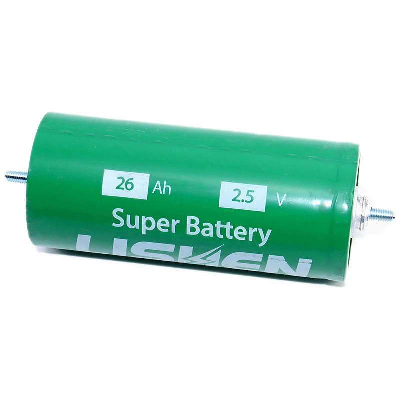 1-5pcs/Lot New 2.5V 26Ah Lithium Titanate LTO Battery 30000 Cycles For 12V 24V Solar and Wind Energy Systems etc Power Cells DIY