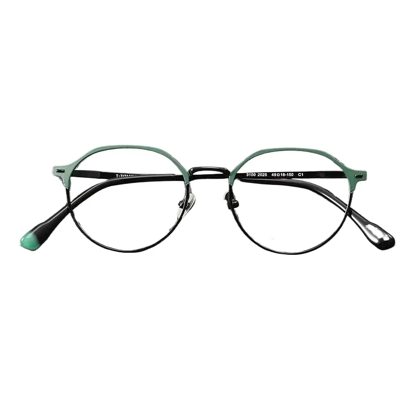 

Niche design pure titanium glasses frame myopia Korean glasses frame ultra-light