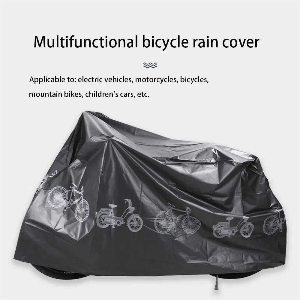 Bicycle Cover Bike Rain Cover PEVA 100x200cm Dust Cover Sun Protection Sunshade MTB Mountain Bike Motorcycle All Seasons