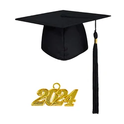 2024 Memorable Graduation Cap Fabric Practical Coloful Graduation Hat for Student