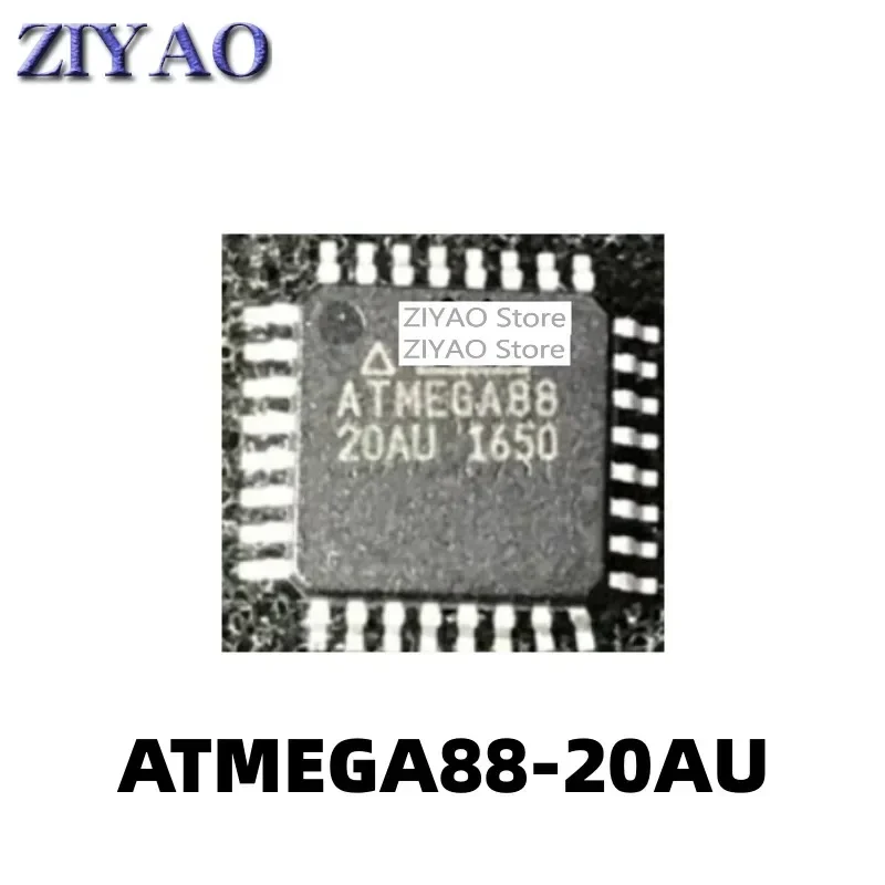 5PCS ATMEGA88 ATMEGA88-20AU QFP32
