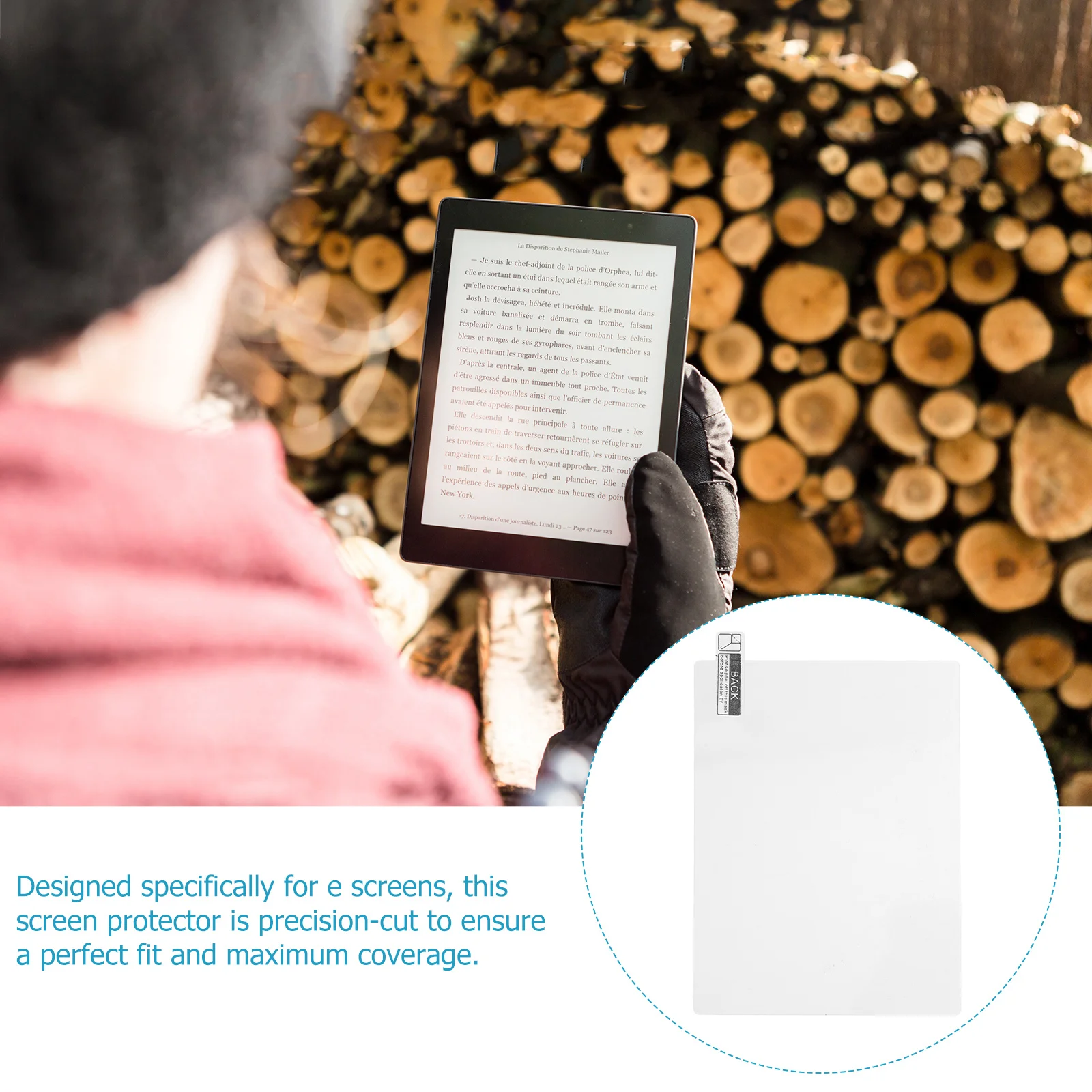 

2 Pcs Protector Magnetic E-reader Screen E-book Replacement Ebook Cover for Kindlescreen