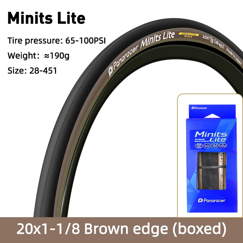 Panaracer Minits Lite PT 20 Inch BMX Bicycle Foldable Tire 20x1 1
