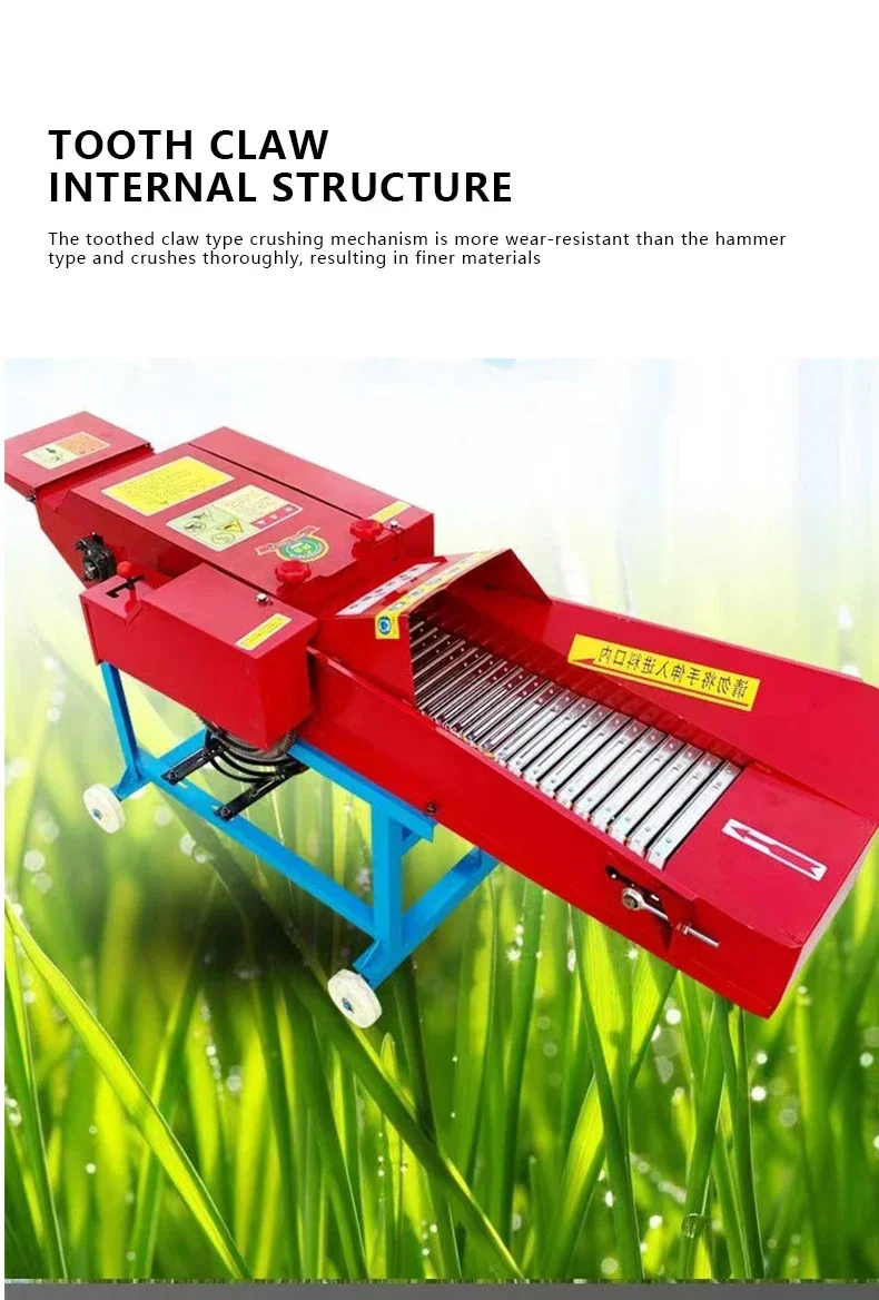 China Hot Sale Electric Dry Wet Grass granular machine farm feed processing machinery