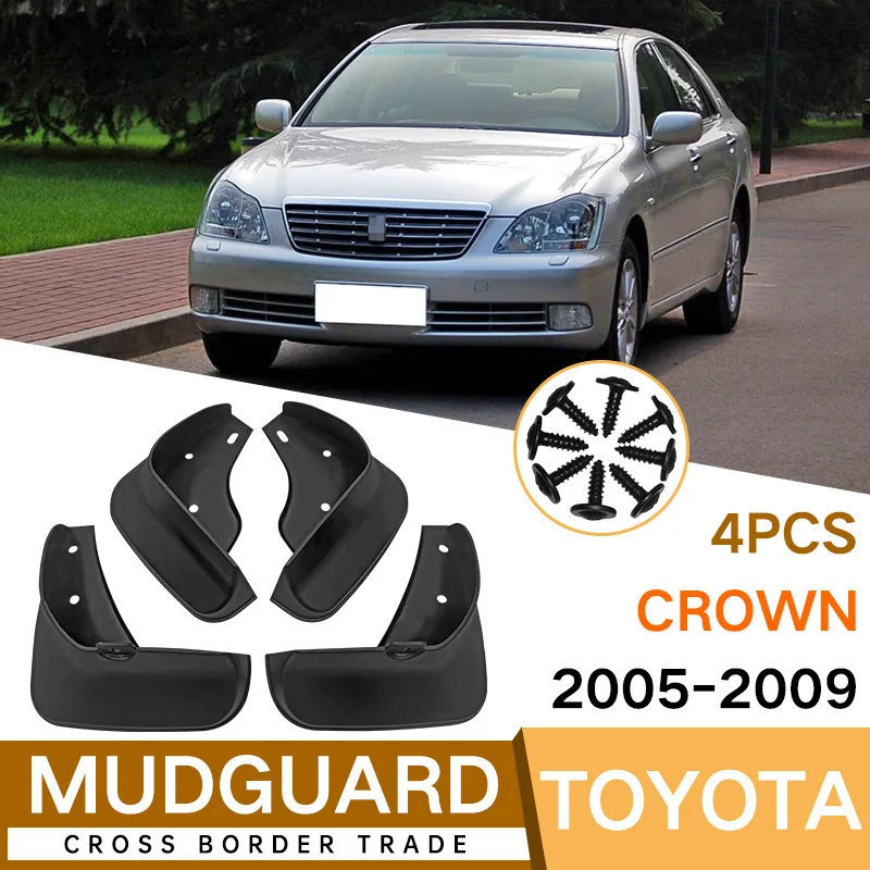 For Toyota Crown 2005-2009 Crown fender tiles front and rear auto accessories fender flares mud flaps 4runner accessories