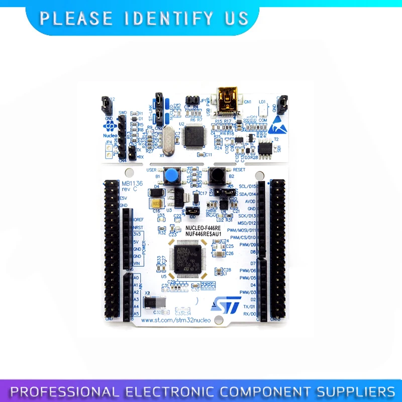 

1pcs NUCLEO-F446RE, STM32F4 NUCLEO Development Board With STM32F446RET6 MCU