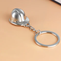 Helmet Hard Hat Keychain Creative Safety Helmet Keychain Jewelry Gift