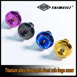 TAIMEILI Titanium alloy bolt motorcycle front axle large bolt M14M16x22p1.5 1pcs