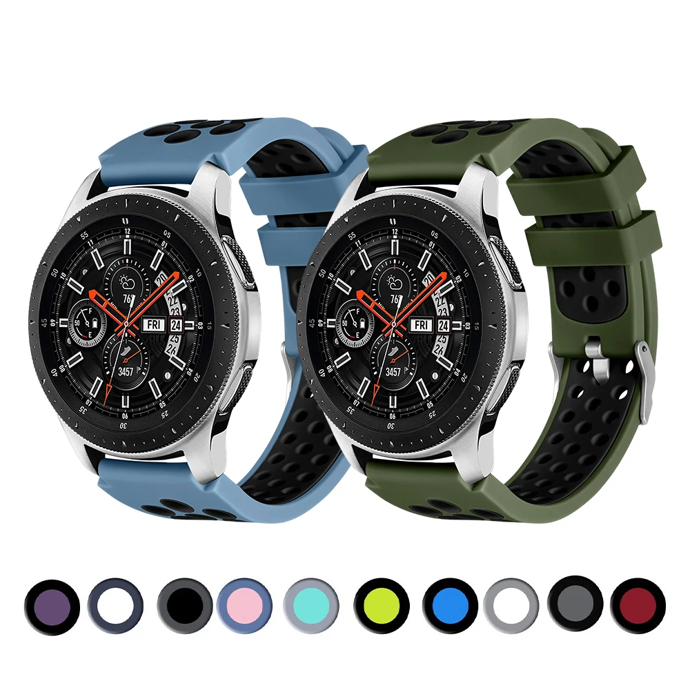 

Original strap for Samsung galaxy watch3 45mm Universal 22mm Band Accessories for Samsung galaxy Gear S3 Frontier 22mm band