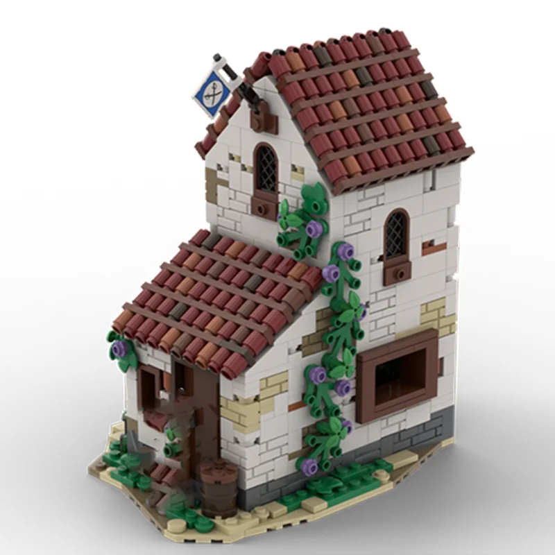 921 ชิ้น MOC อิมพีเรียลโซลเดอร์เฮ้าส์ DIY หอคอยสังเกตการณ์ของทหารการศึกษาสร้างสรรค์ชุดบล็อกตัวต่อของขวัญวันเกิดของเล่น