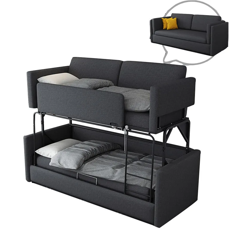 Modern Sofa Bed Foldable Living Room Three-Person Dual-Use Multifunctional Sofa Bed