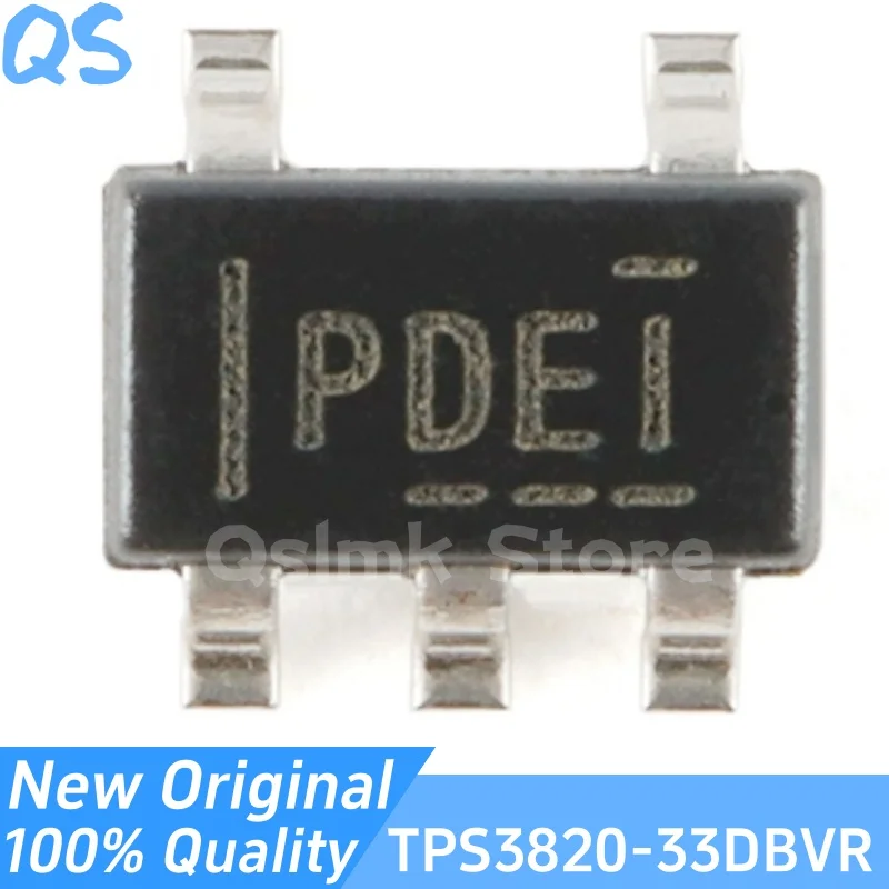 

New Original TPS3820-33DBVR PDEI SOT-23-5 SMT Automotive Voltage Monitor IC Chip