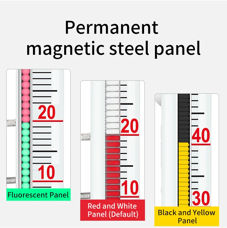 4-20mA Magnetic Flap Level Gauge With Remote Stainless Steel Sensor