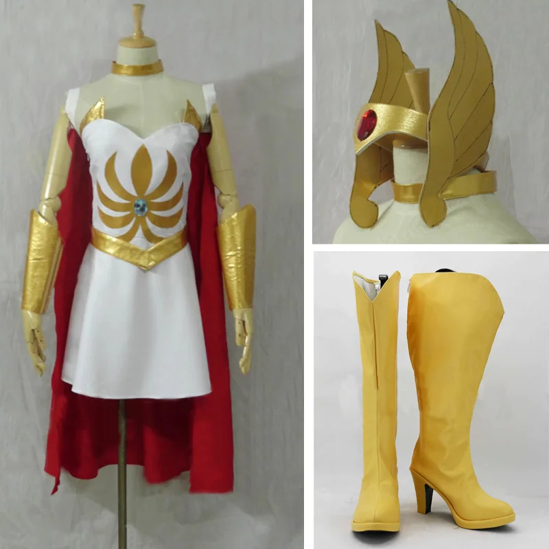 

Princess She Ra Cosplay Costume Anime Women Halloween Party Uniform Outifit Custom Size